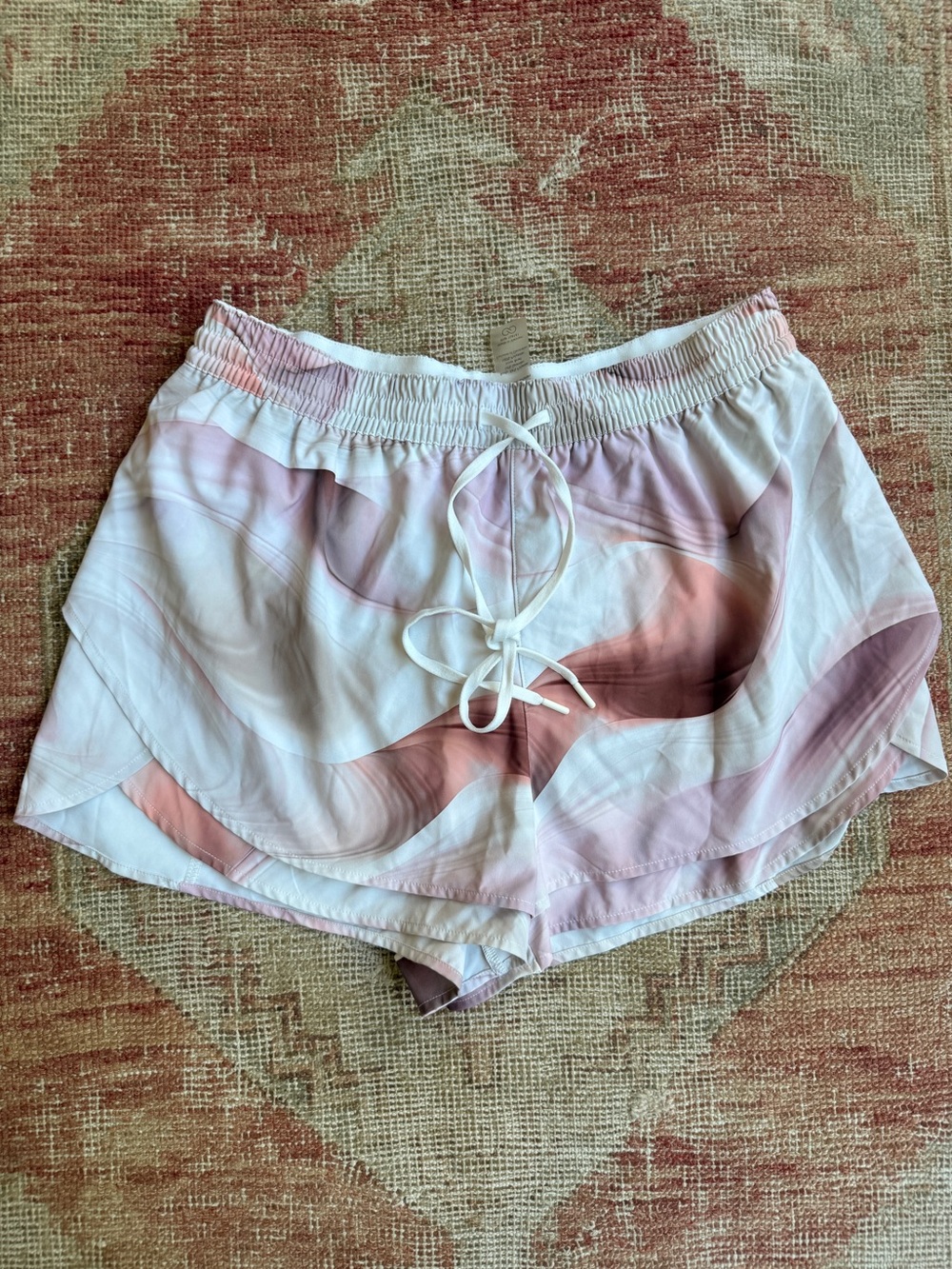 CALIA by Carrie Underwood Blush Swirl Athletic Shorts